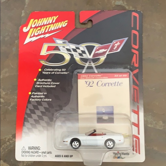 NIP Jonny Lightning 50 Years Of Corvette Toy Car - Picture 1 of 7